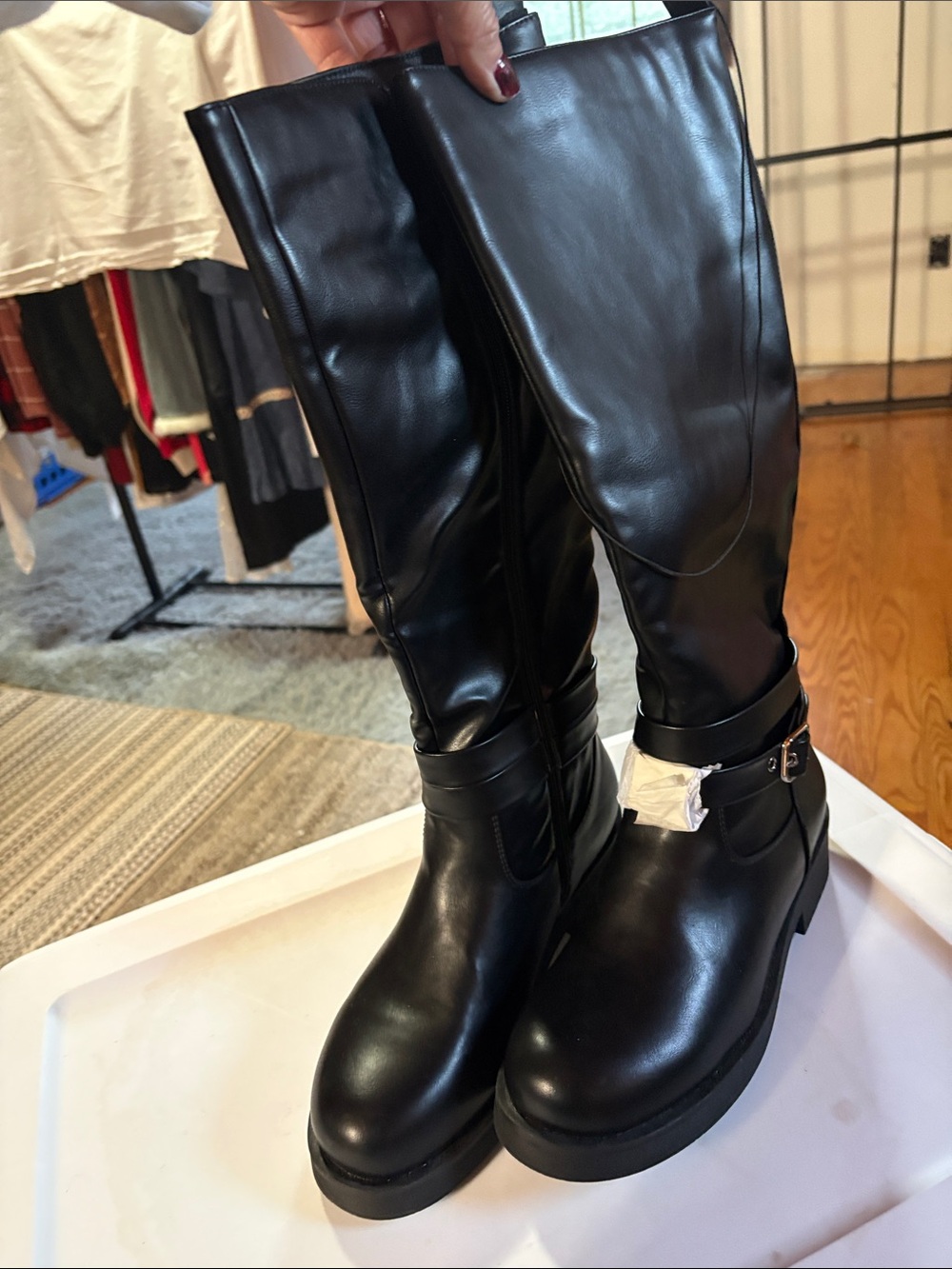 Olivia Miller Black riding boots - Picture 3 of 10